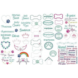 Stickserie - Hunde Set